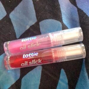 ✨🆕Lottie Cosmetics Oil Slick Nourishing Lip Oil Set!BN SEALED!Limited Ed.SO!💄
